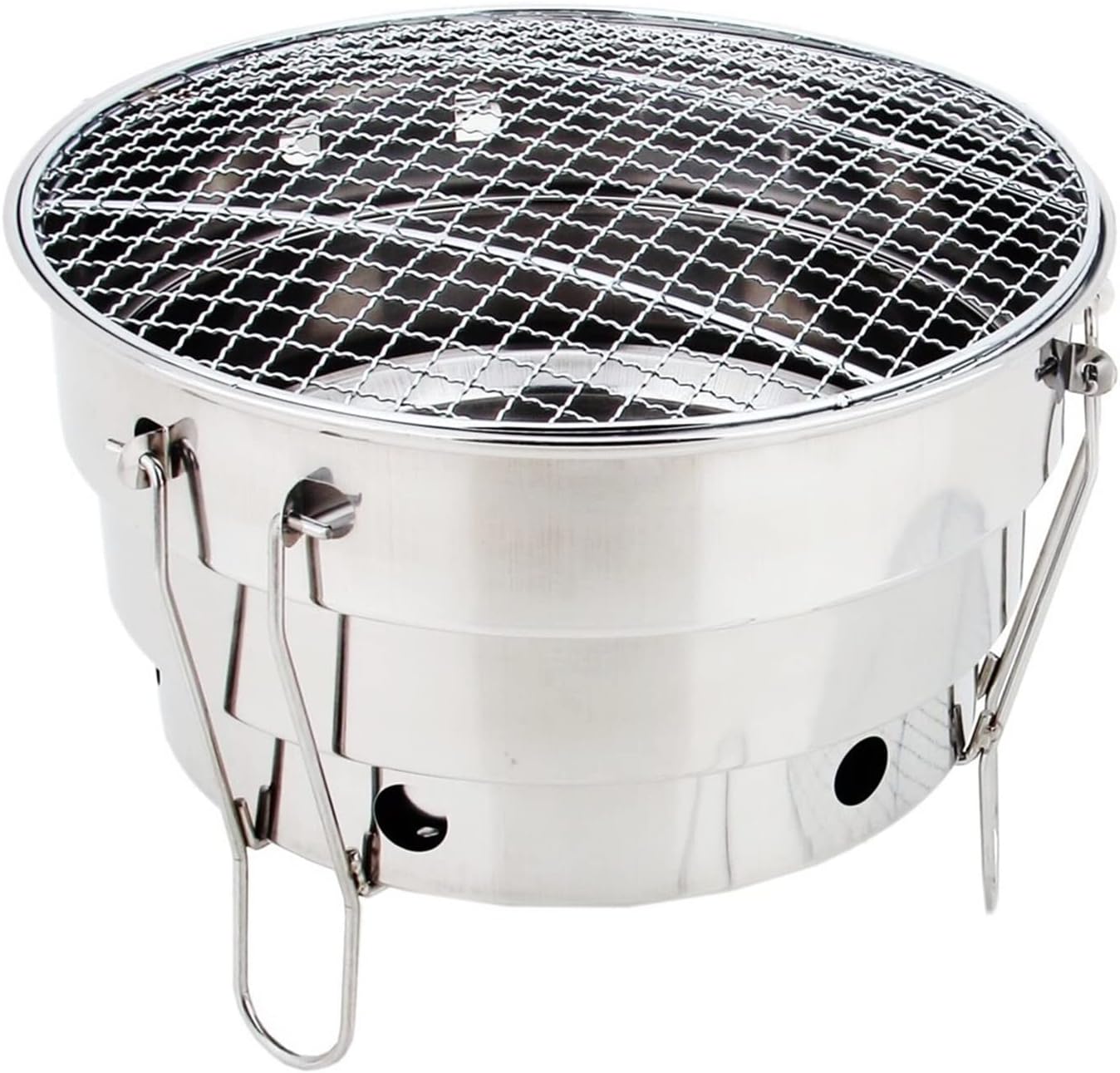 Charcoal s, Carbon Barbecue Portable Folding Barbecue Charcoal BBQ Pail Stainless Steel Mini Outdoor Barbecue BBQ