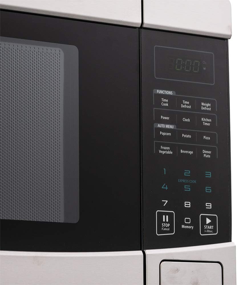 Tough Grade 1.0 Cu ft Stainless Steel MIcrowave with trim Kit | 900W | Multi-Section Cooking | Defrost | Child Lock