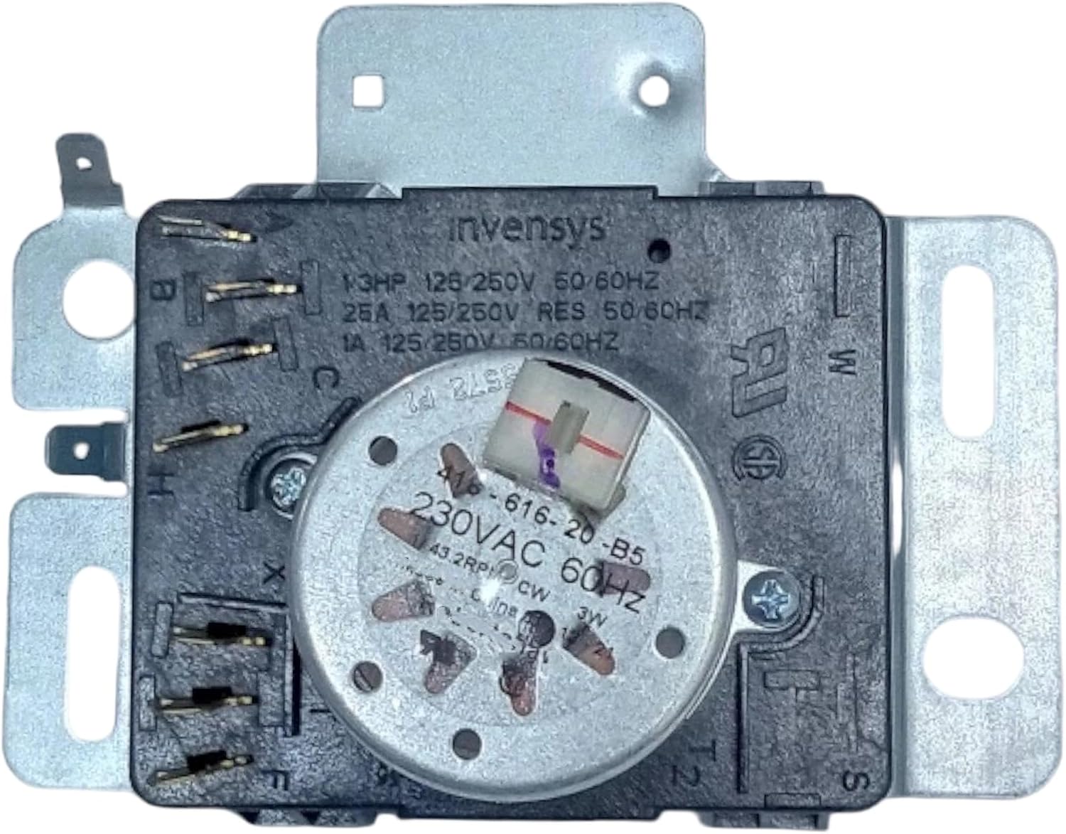 W10685024 Dryer Timer Control - for Whirlpool Maytag Admiral Washing Machine Dryer - Laundry Dryer Timer Replace for Numbers:WPW10685024 AP6023772 PS11757118 - D Shaped Shaft