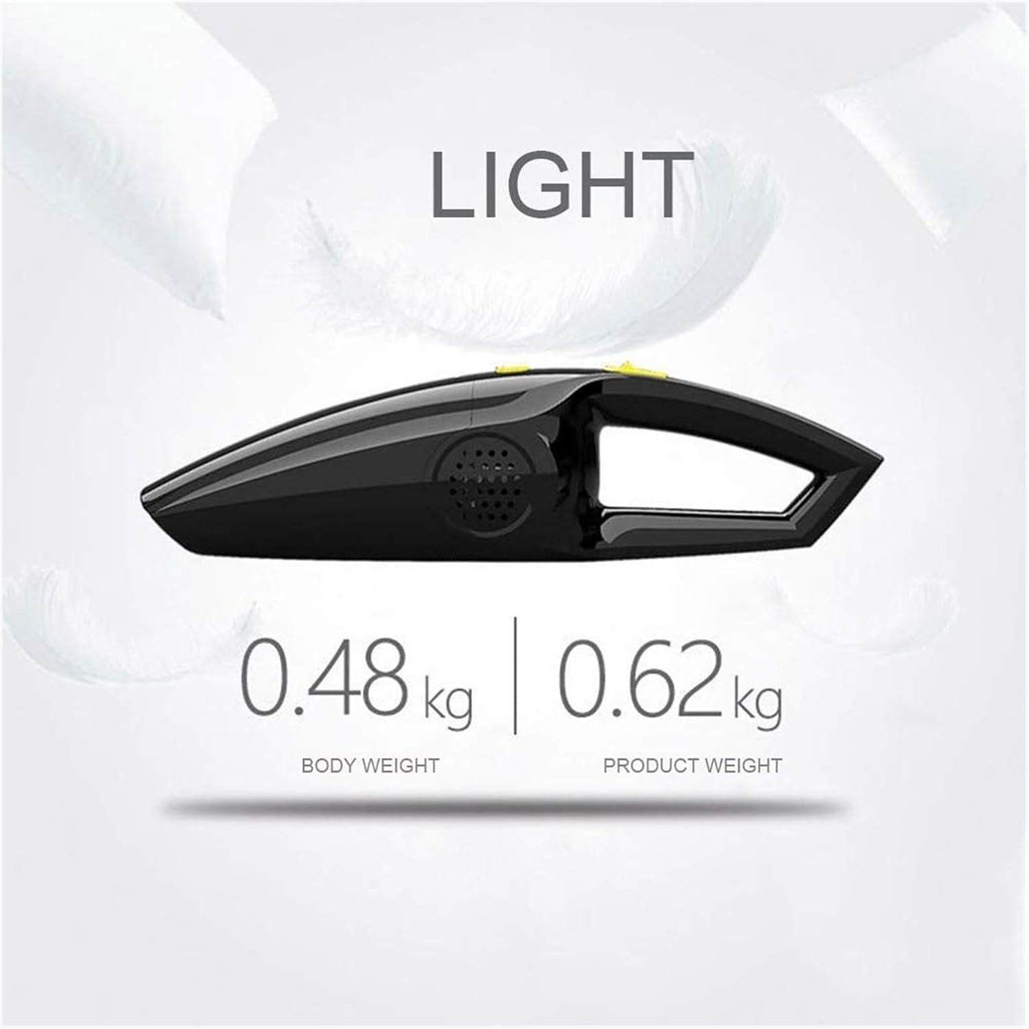 Handheld Vacuum Cleaner Cordless Rechargeable 120W Lithium Battery Small Lightweight Vacuum Cleaner Powerful Portable Vacuum (Color : A) (B)