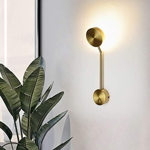 Aluminum Wall Lights LED Lamps Modern Gold Sconce Compatible with Living Room,Household