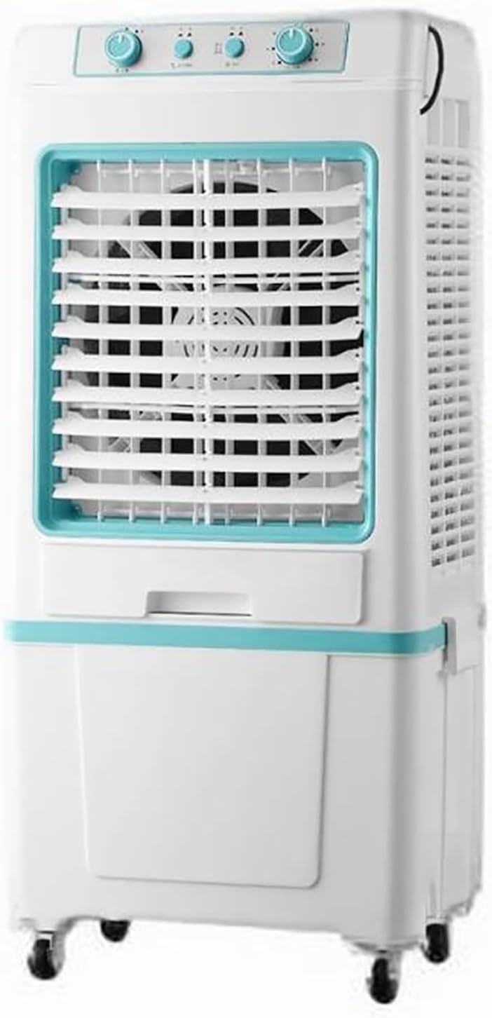 Portable Air Conditioners, Evaporative Air Cooler with 3 Speeds, Fast Cooling Windowless Portable Evaporative Coolers for Home Use(Blue)