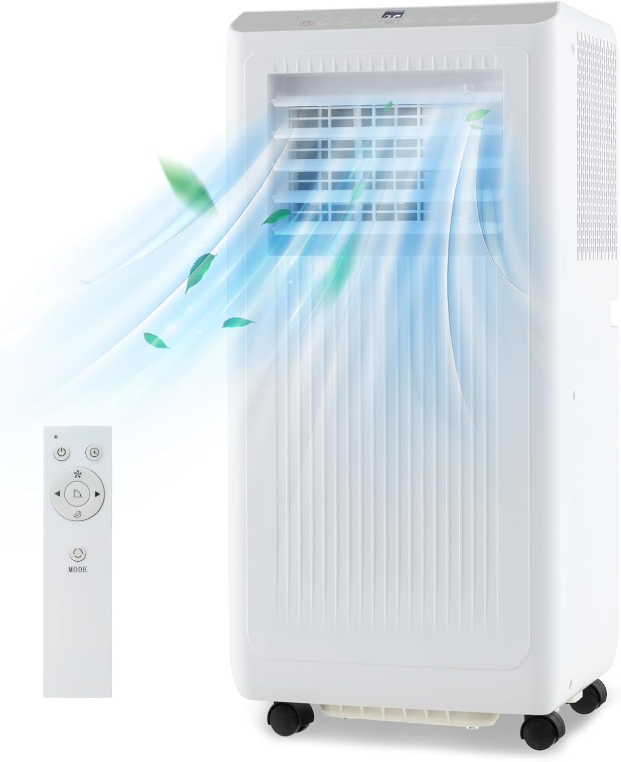 ARLIME 8000 BTU Portable Air Conditioner, 3-in-1 Freestanding Air Cooler w/Fan, Sleep Mode, Remote Control, 24H Timer & Window Installation Kit, AC Unit Cools up to 250 Sq.Ft. (8000 BTU)