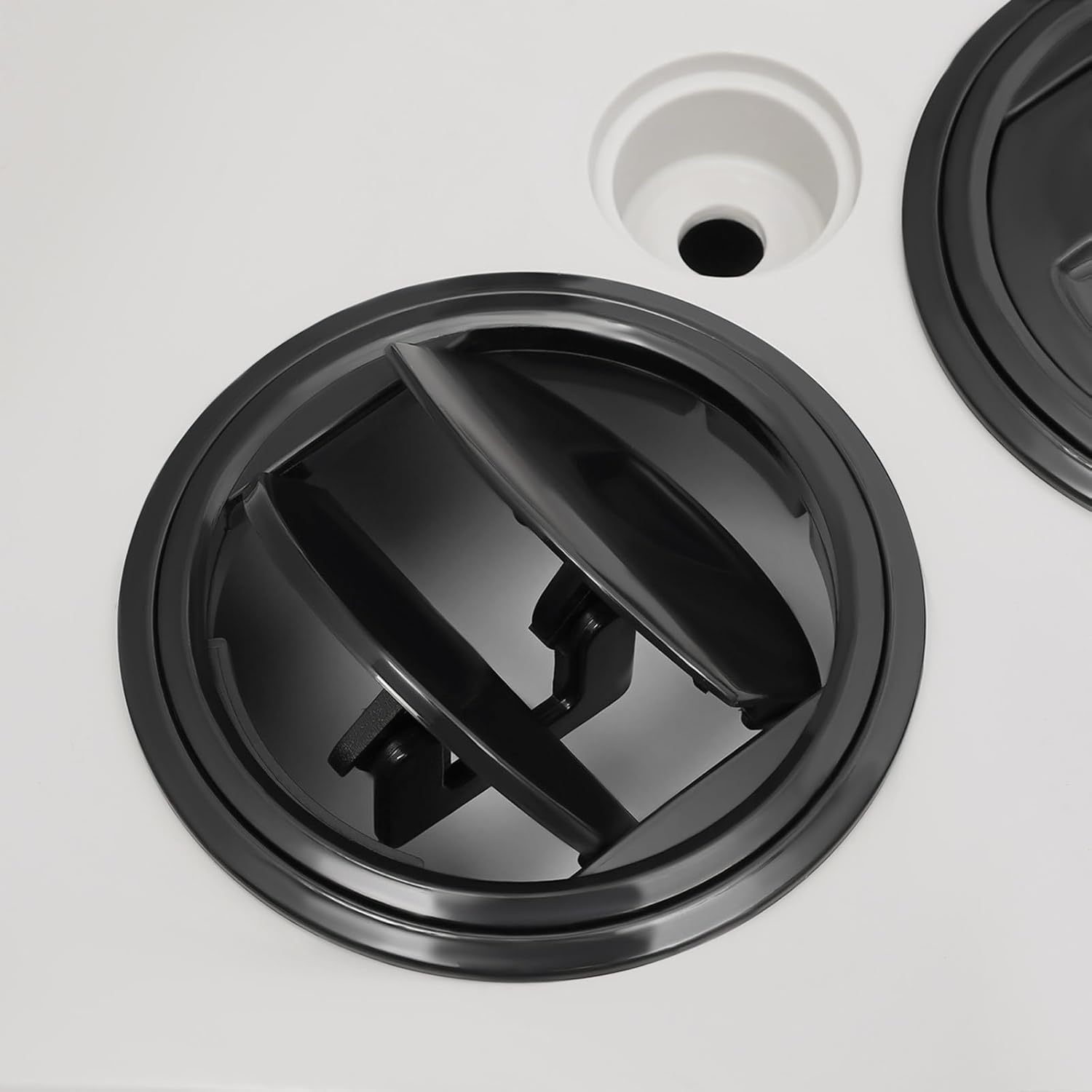 12V RV Air Conditioner, Electric Rooftop AC Unit Fit Motorhome 6000 BTU Heat & Cool Universal Cab Air AC Conditioner Split AC Unit Fits Semi Trucks Bus Caravan