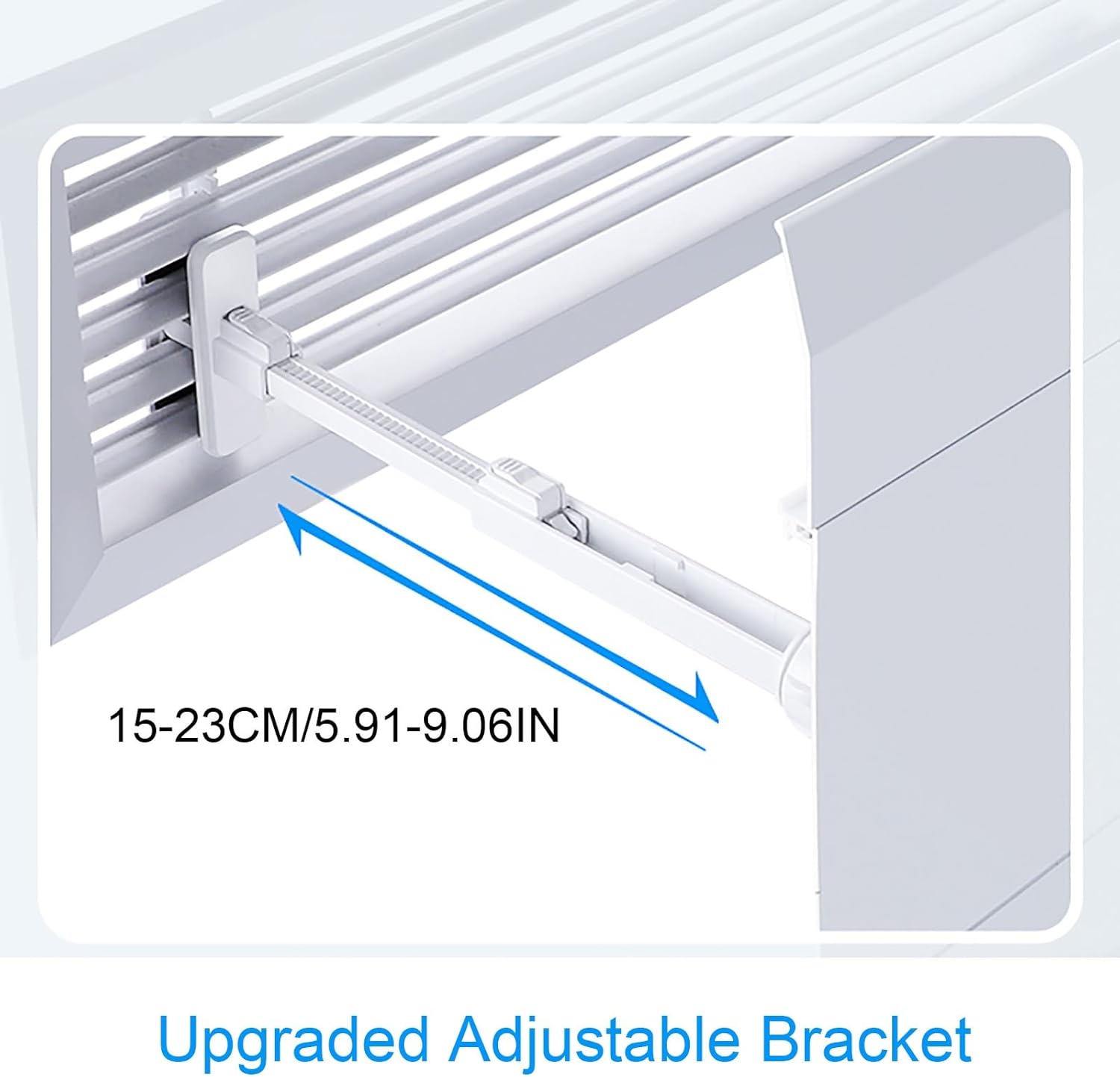 Ac Wind Deflector, Air Conditioner Deflectors, Retractable Adjustable Angle, Air Conditioners Wind Deflector for Ceiling