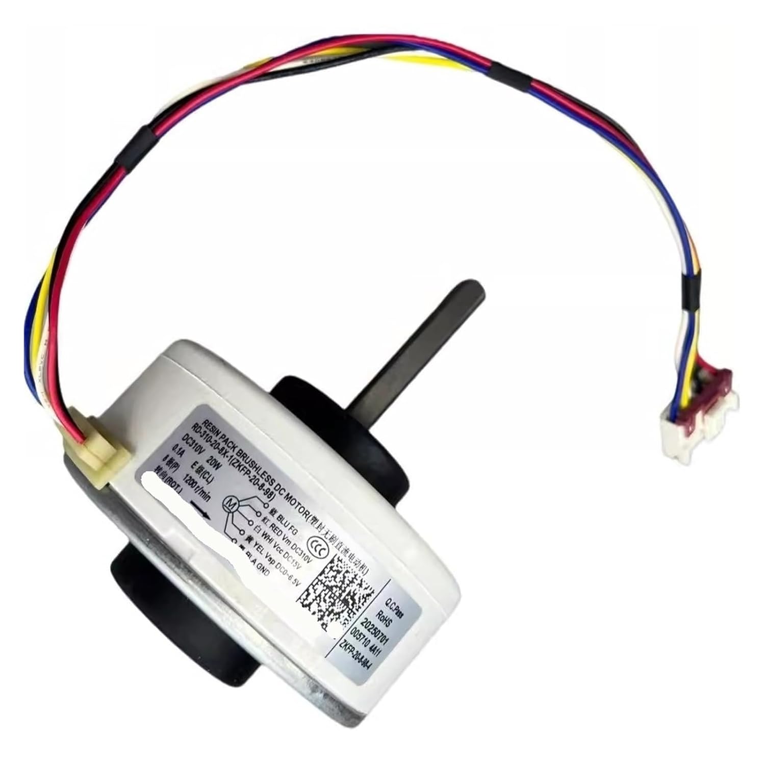 DC310V 20W Air Conditioner DC Motor Compatible for Xiaomi RD-310-20-8X-1 ZKFP-20-8-98 Air Conditioner Fan Motor Replacement