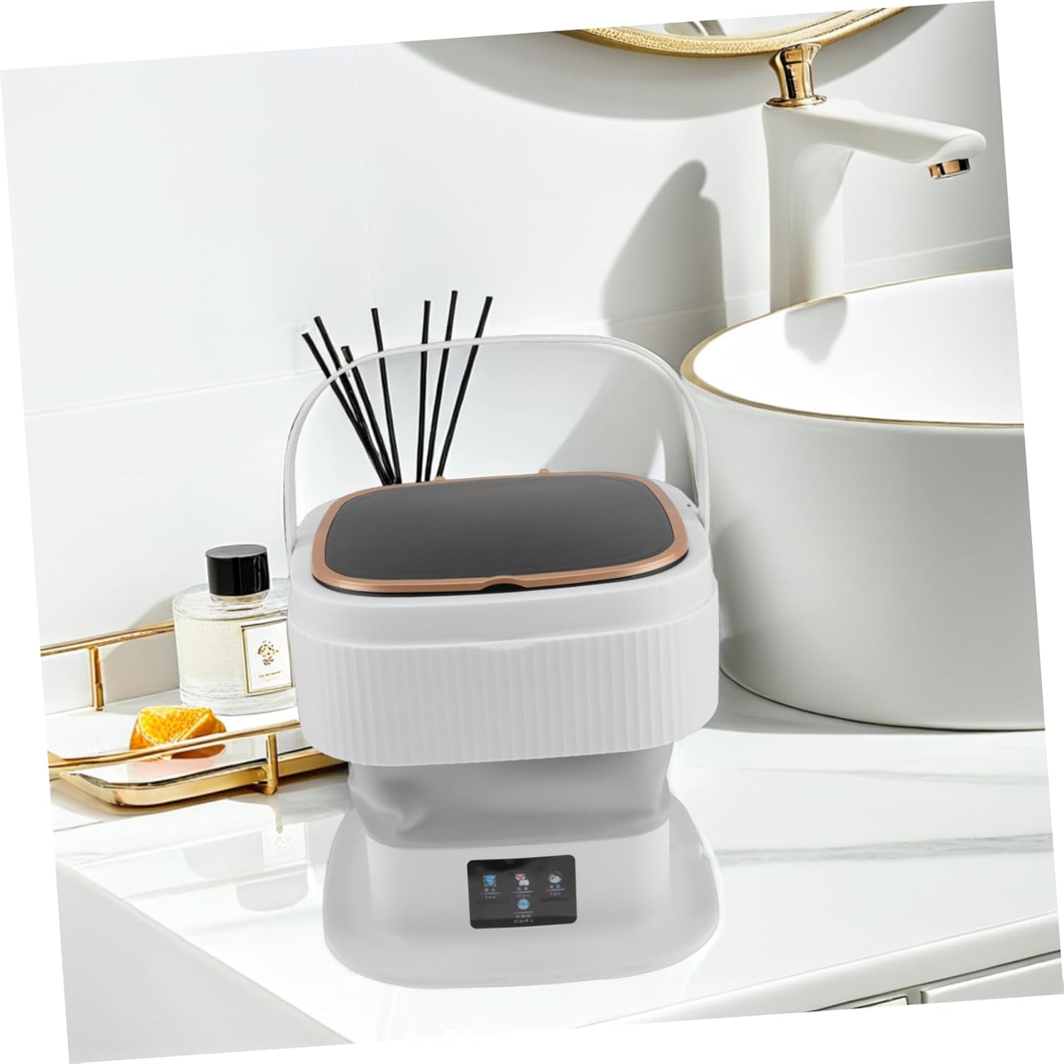 Portable Mini Washing Machine Compact Washer Dryer for Clothes Socks and Underwear Laundry for Travel and Camping