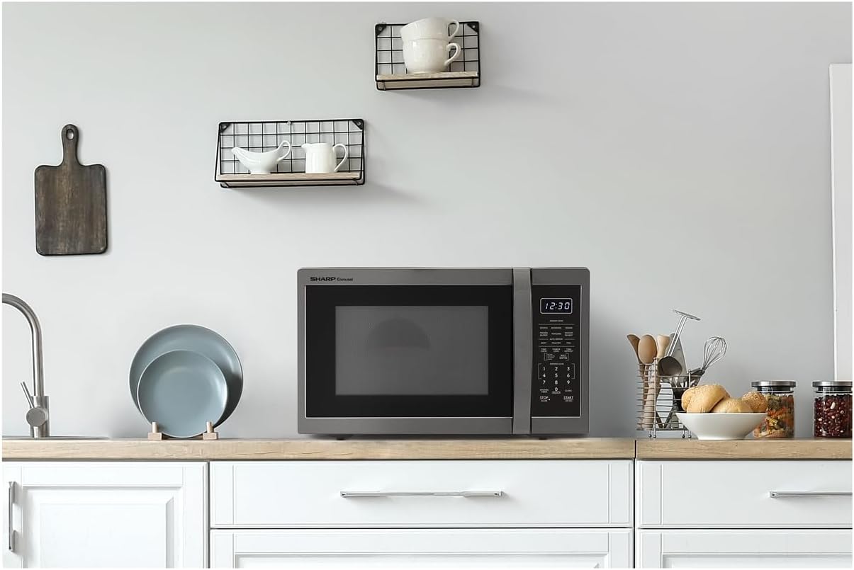 SHARP Countertop Microwave Oven with Removable 12.4