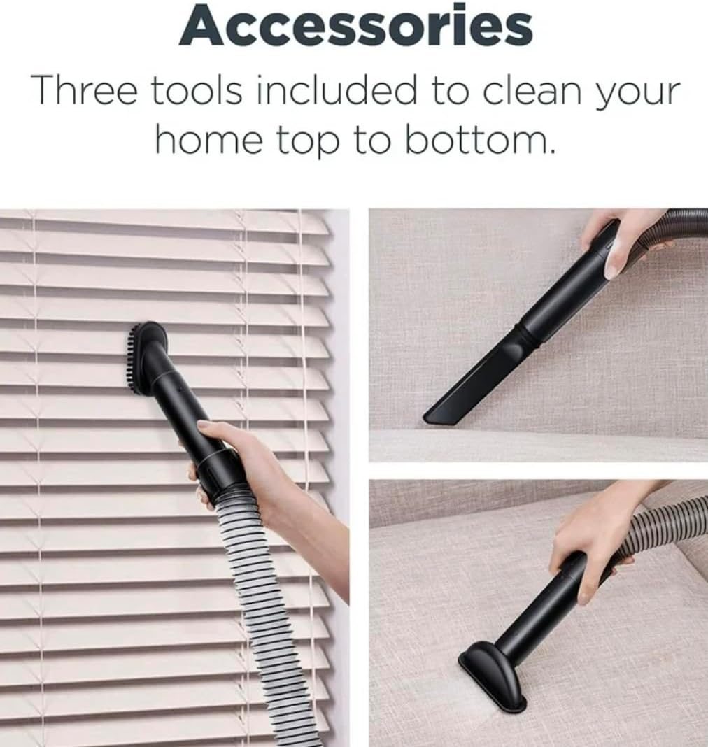 Eurecka Power Lightweight Powerful Upright Vacuum Cleaner for Carpet and Hard Floor, Pet Turbo, Black,Yellow