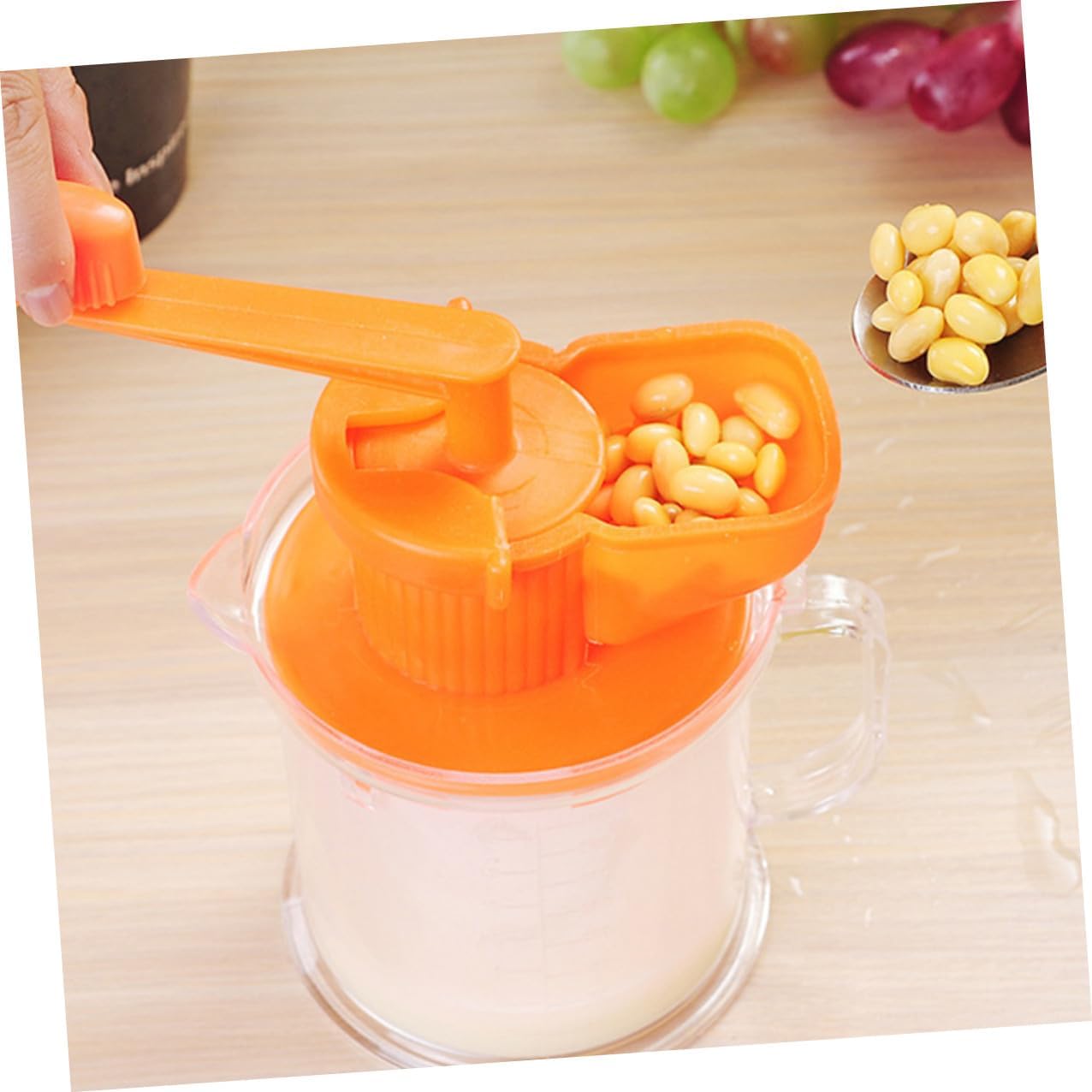 2PCS Manual Soybean Milk Juicer Multi-purpose Household Squeezer Easy to Clean Wear-resistant DIY Fruit Vegetable Extractor for Kitchen Use