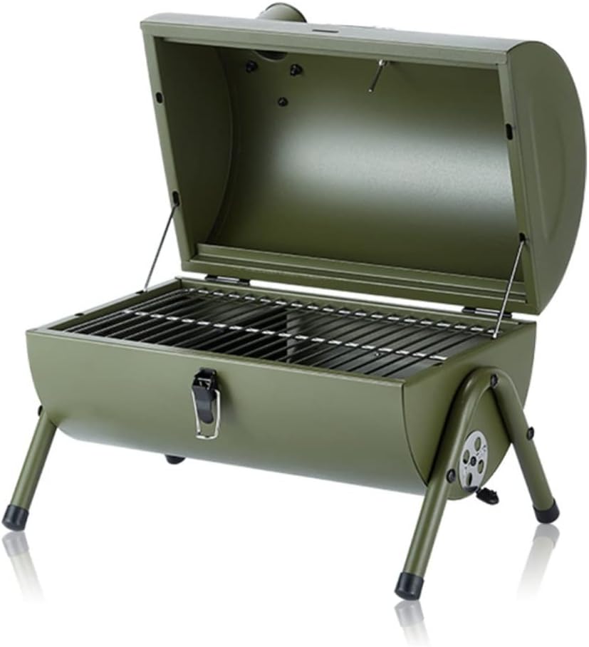 Bbq Grill Charcoal Grill Charcoal Stove Portable Outdoor Barbecue Home BBQ Accessories Barbecue Grill Outdoor Travel Barbecue Tools Barbecue Grill Charcoal Griddle (Color : Green)