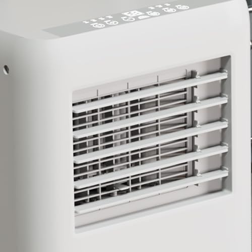 Portable Air Conditioner 10,000 BTU Ashrae/6,500 BTU SACC, Energy Efficient Cooling, 115V, Remote Control, Quiet Operation, for Rooms up to 400 sq.ft, 3 Modes: Cooling, Dehumidifying, Fan