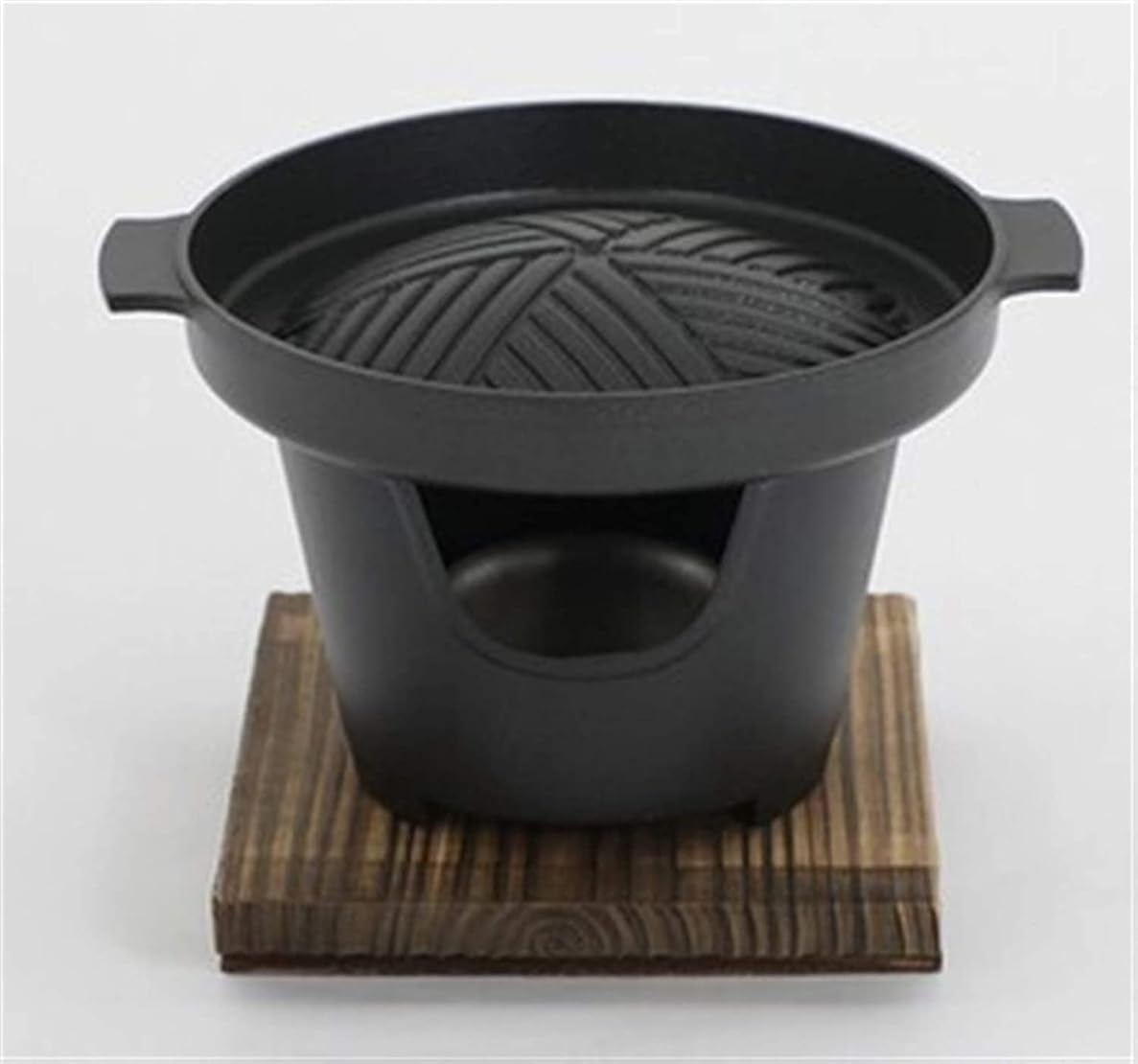 Barbecue Charcoal Grill Household Single Man Mini Barbecue Grill Outdoor Indoor Barbecue Charcoal Grill Table Grill BBQ Korean Cuisine Non-Stick Barbecue Dish Hotel teppanyaki