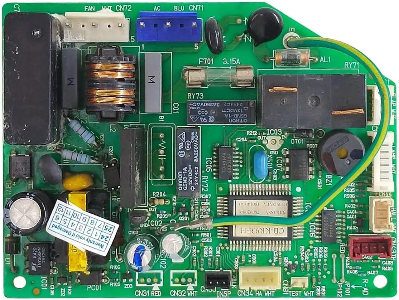 Compatible For SANYO POW-KR3GJH 1FA4B1B073700-1,Air Conditioner Computer Board Circuit Board Board Air Conditioner Parts