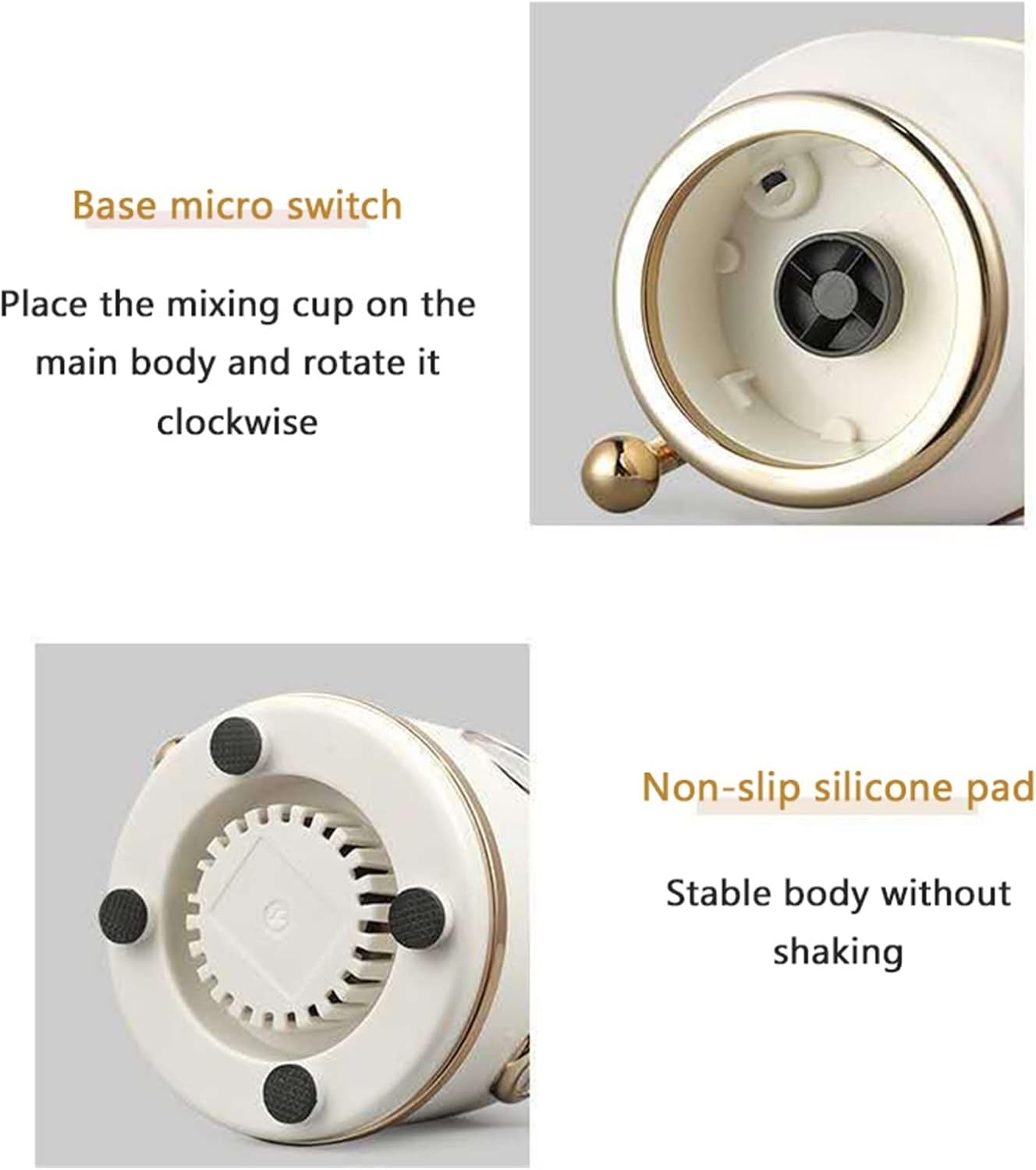 Retro Blender Household Semi-Automatic Juicer Portable Cup Body Cooking Machine Juice Chopping Vegetables Minced Meat LP (Color : Sapphire Blue, Size : USA) (Creamy White)