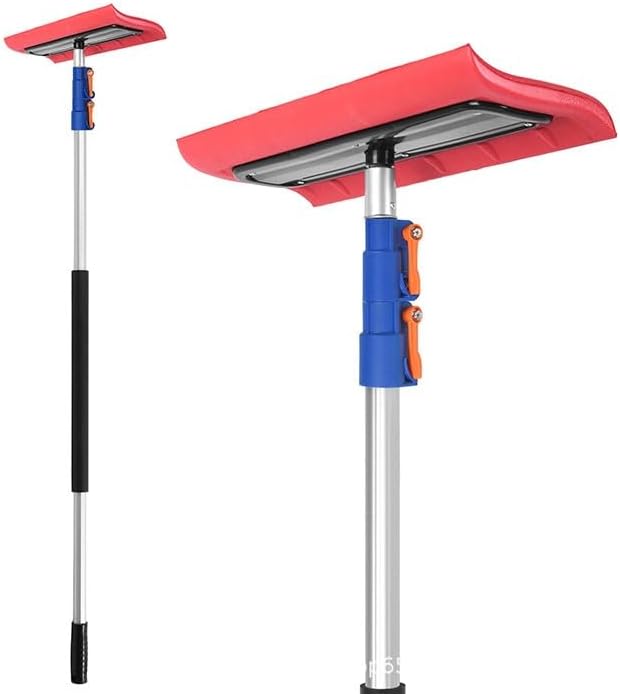 2-in-1 Car Snow Removal Tool - Extendable Telescopic Handle Snow Brush with Ice Scraper, Ideal for Vehicle Windshields & Surfaces in Cold Weather