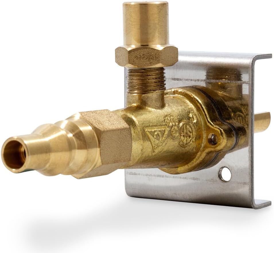 Camco Manufacturing - Valve Assembly w/Quick Connect and Orifice, 5500 Grill (SRI)