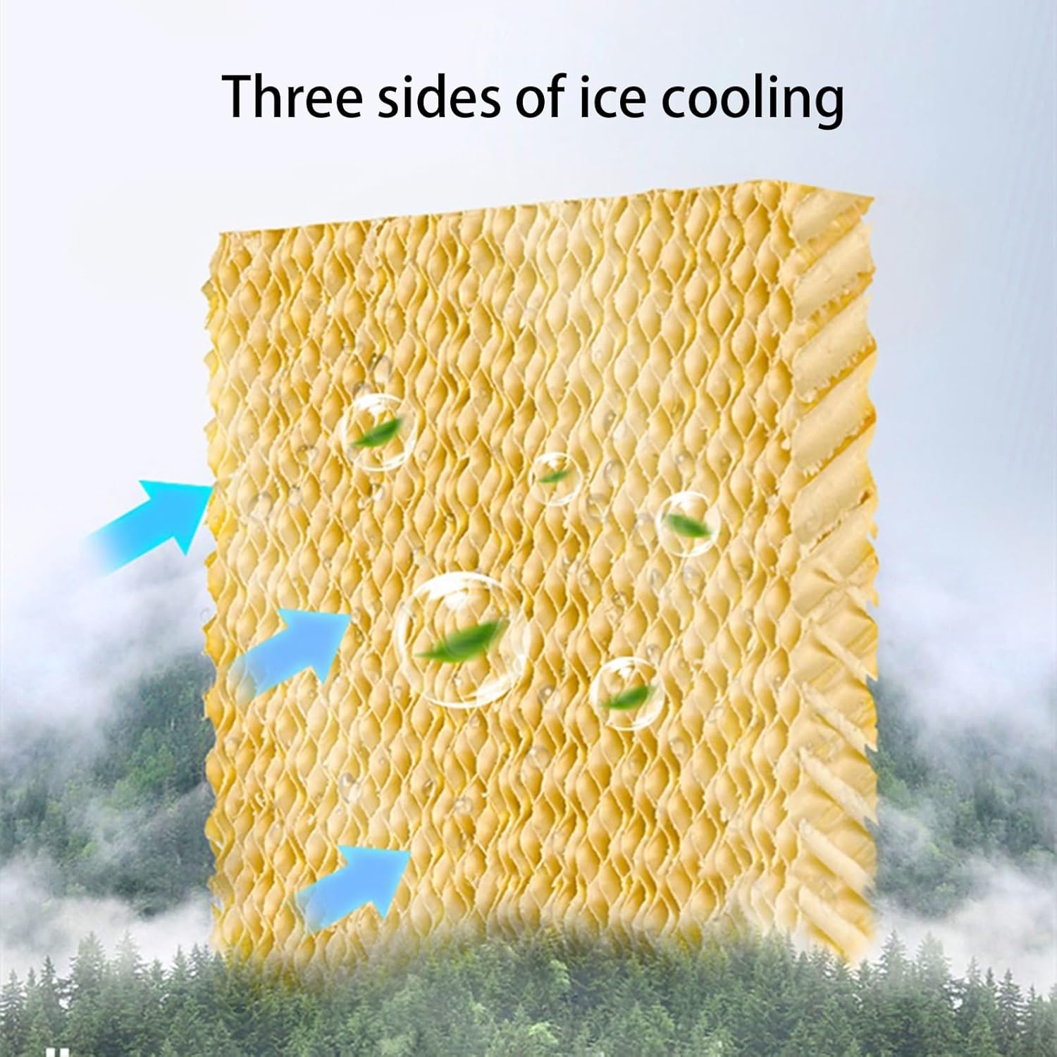 Portable Air Conditioners, Evaporative Air Cooler with 3 Speeds and Extra Large Water Tank, Quiet Swamp Cooler for Room Office