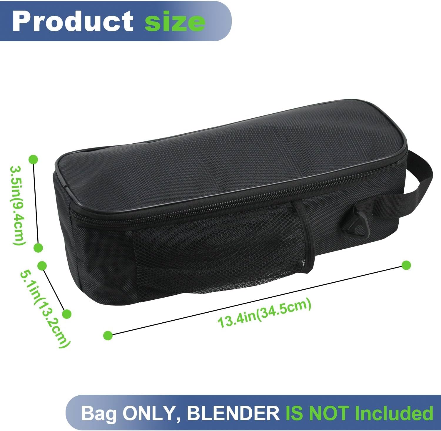Carry bag for Ninja BN301 Nutri-Blender Plus Compact Personal Blender, Portable Outdoor Blender Travel Carrier Bag with Adjustable Strap, Blender Storage Case for Ninja BN301& Magic Bullet