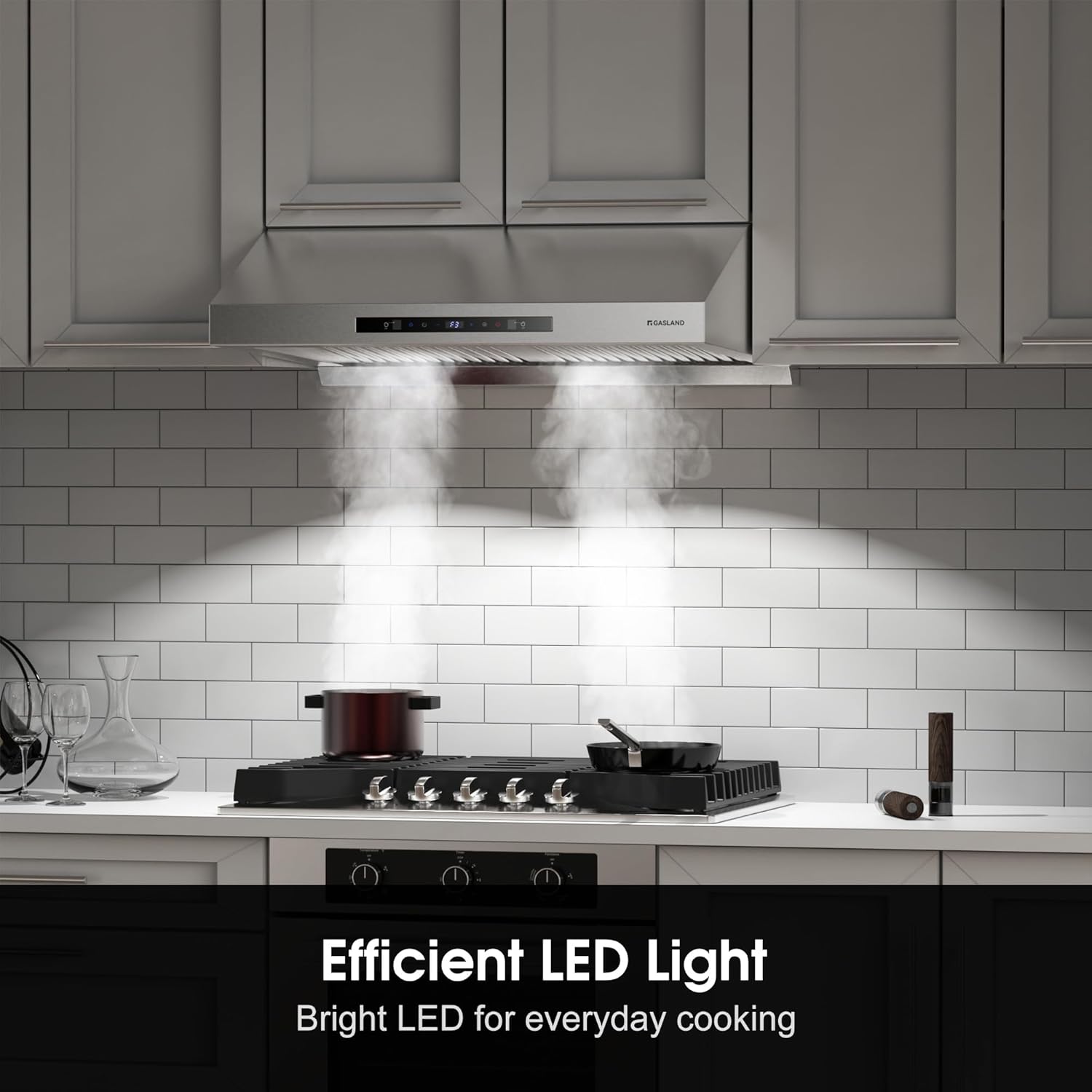 Gasland 24 Inch Built in microwave oven+30 Inch Range Hood