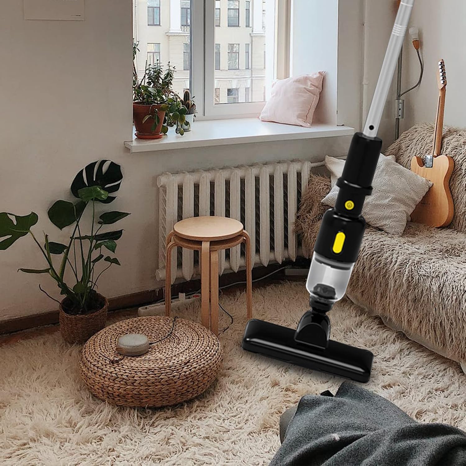 Mini Vacuum Cleaner, Small Cordless Handheld Vacuums,USB Charging Lithium Lon Busters for Keyboard,Computer,Hairs,Car Interior & Other Crevices Cleaning BRLZ-08