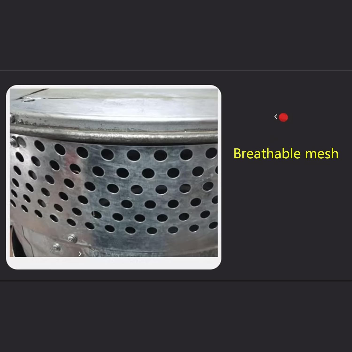 Burn Barrel Metal for Burning Circular Smokeless Fire Pit Easy Cleanup for Logs or Wood Pellets for Garden Paper Leaf Trash Wood Backyard