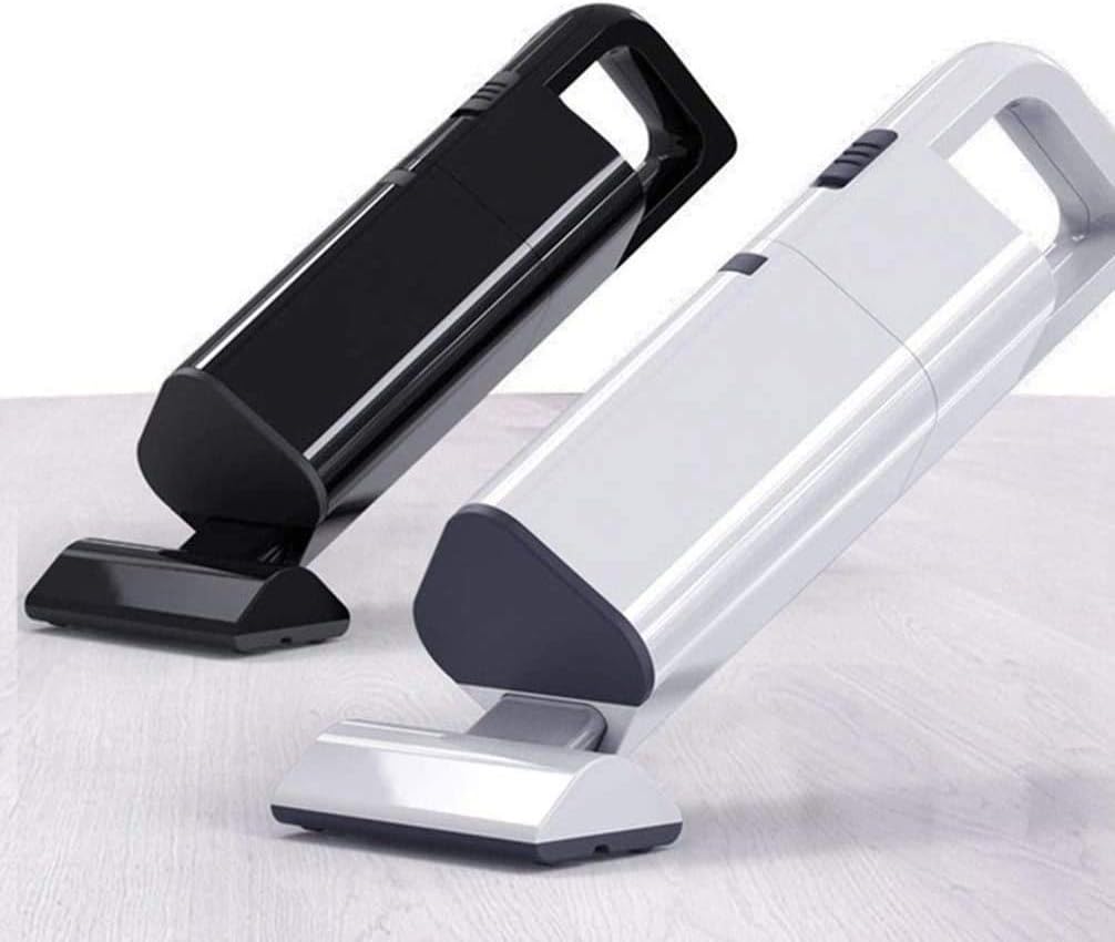 Car Portable Handheld Wireless Vacuum Cleaner with Suction Nozzle and Dust-Proof Car Vacuum Cleaner Super Suction High Power for Car Home Pet Hair Dust(Black)