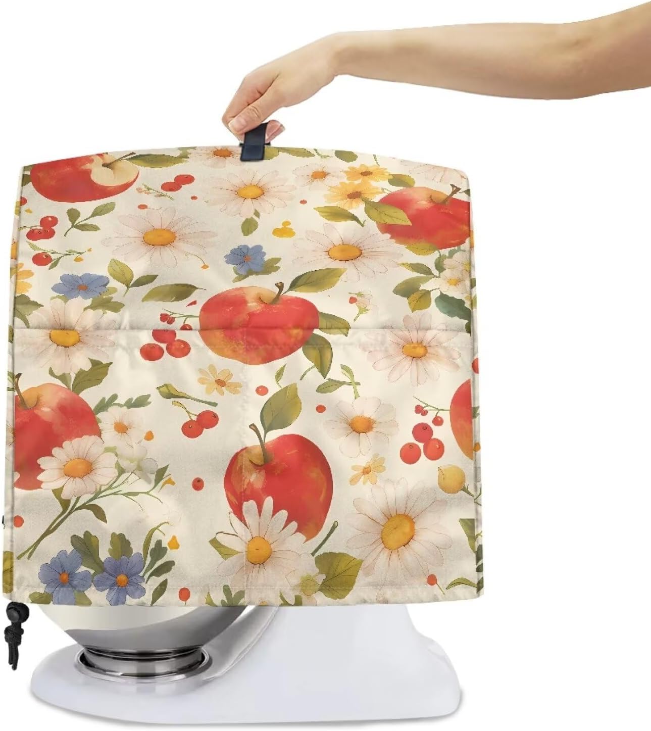 Stand Mixer Organizer Bags, Stand Mixer Cover with Hook Portable Blender Covers Waterproof Blender Covers Sturdy Appliances Acessories Fashion Kitchen Attachments Cute Daisy