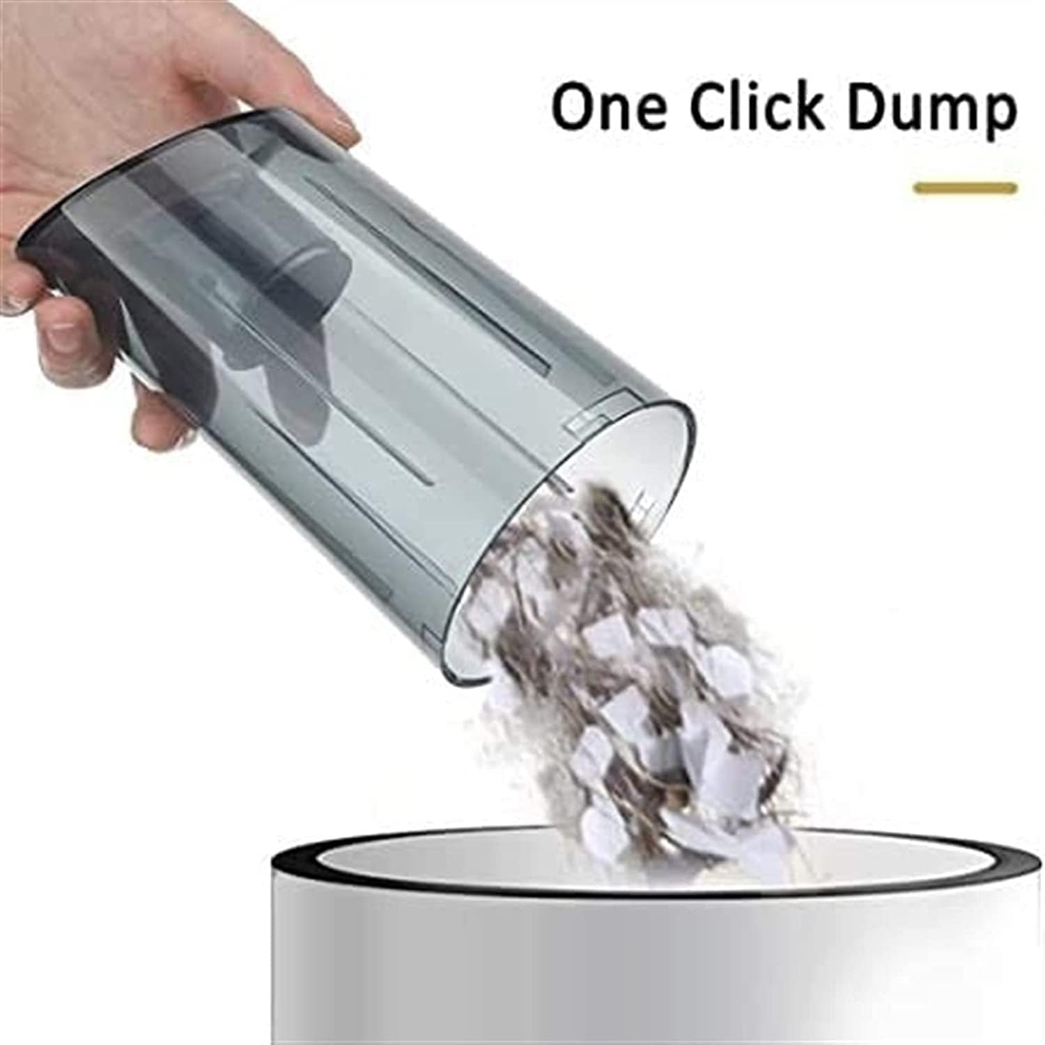 Handheld Vacuum, Vacuum Handheld Cordless with 6000Pa Strong Suction, Handheld Vacuum Cordless for Home and Car Cleaning, Portable dustbuster Hand Vacuum (Black)