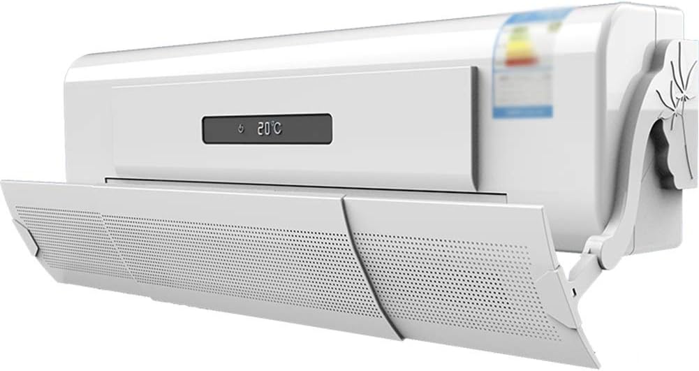 Air conditioning wind deflector Retractable, Air Conditioner Baffles, 180° Rotation Anti Direct Blowing, Lightweight Plastic Material