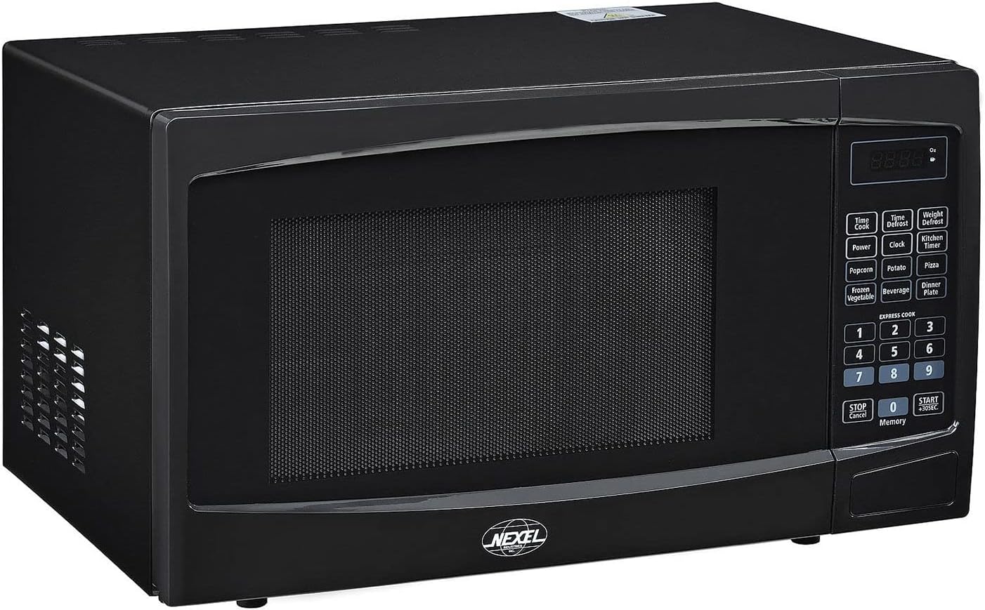 Nexel Countertop Microwave Oven, 1.1 Cu. Ft., 1000 Watts, Touch Control, Black