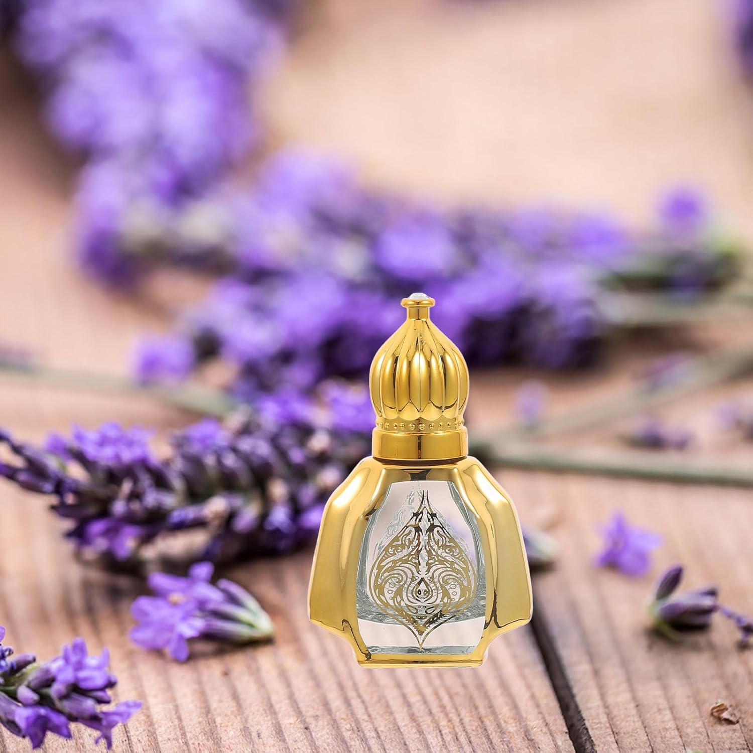 Portable Perfume Roll on Bottles 2Pcs 10Ml Glass Multi-Function Aroma Bottles Refillable for Travel and Household Use