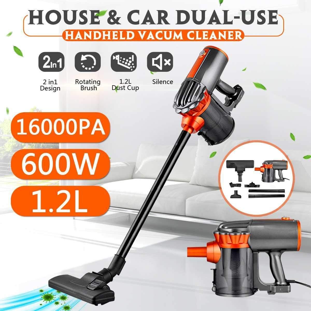Hand Held Vacuum, Household Vacuum Cleaner,Portable Low Noise Vacuum Cleaner, Handheld Dust Collector Aspirator