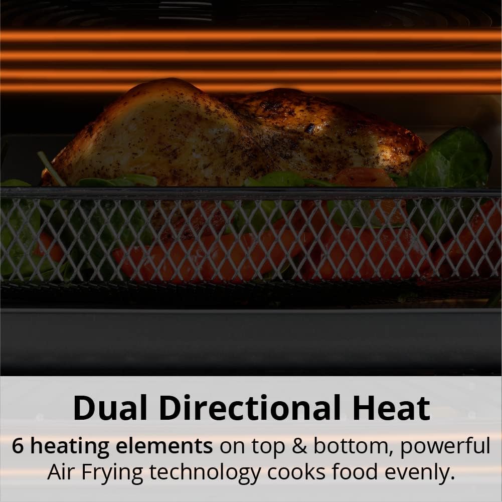 Aria 30 Qt. Touchscreen Toaster Oven with Recipe Book, Brushed Stainless Steel