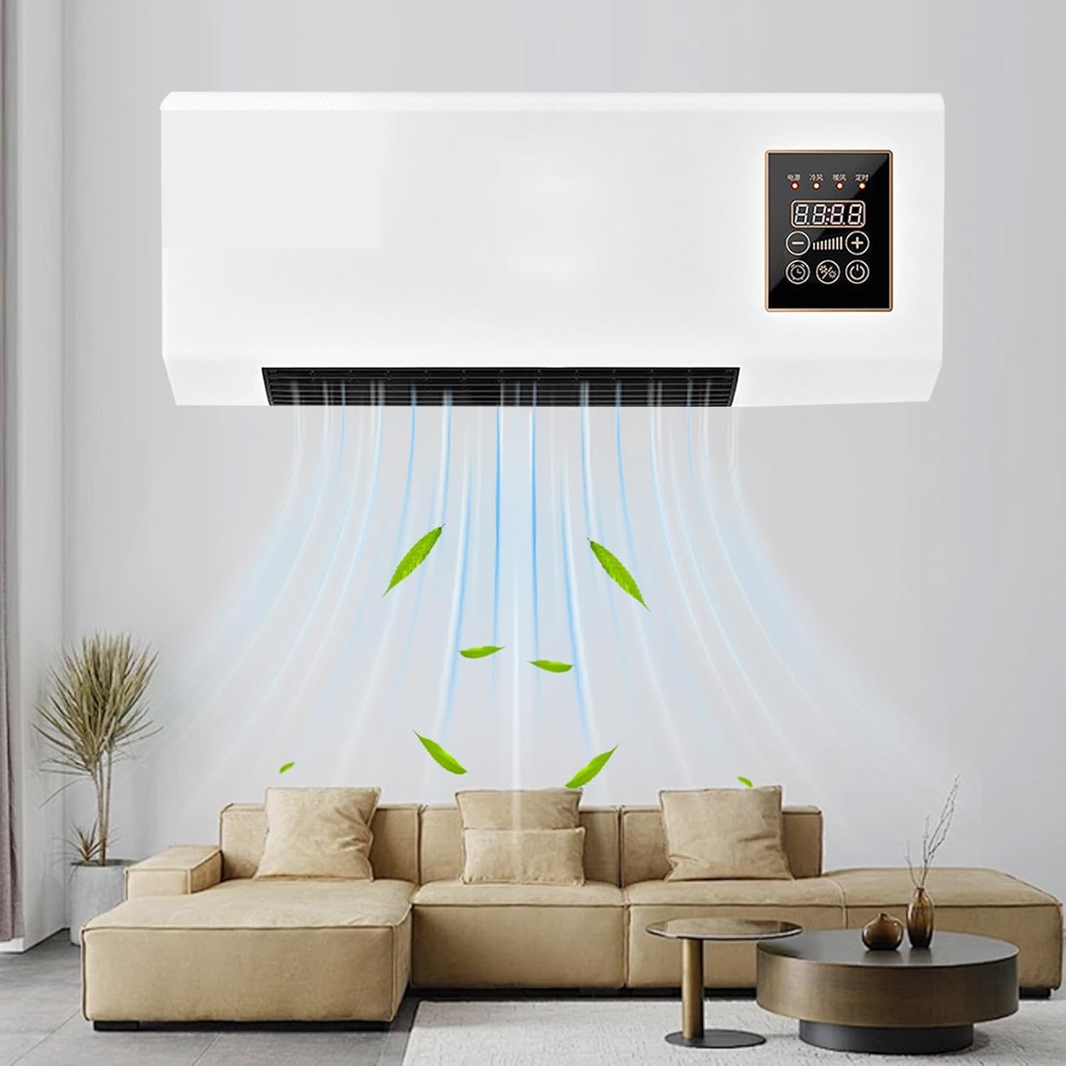 Climafy Air Conditioner,2 in 1 Portable Wall Mounted Air Conditioner, Portable Air Conditioning Split Max,No Installation Required, Quiet Operation, Timer, For Home or Office