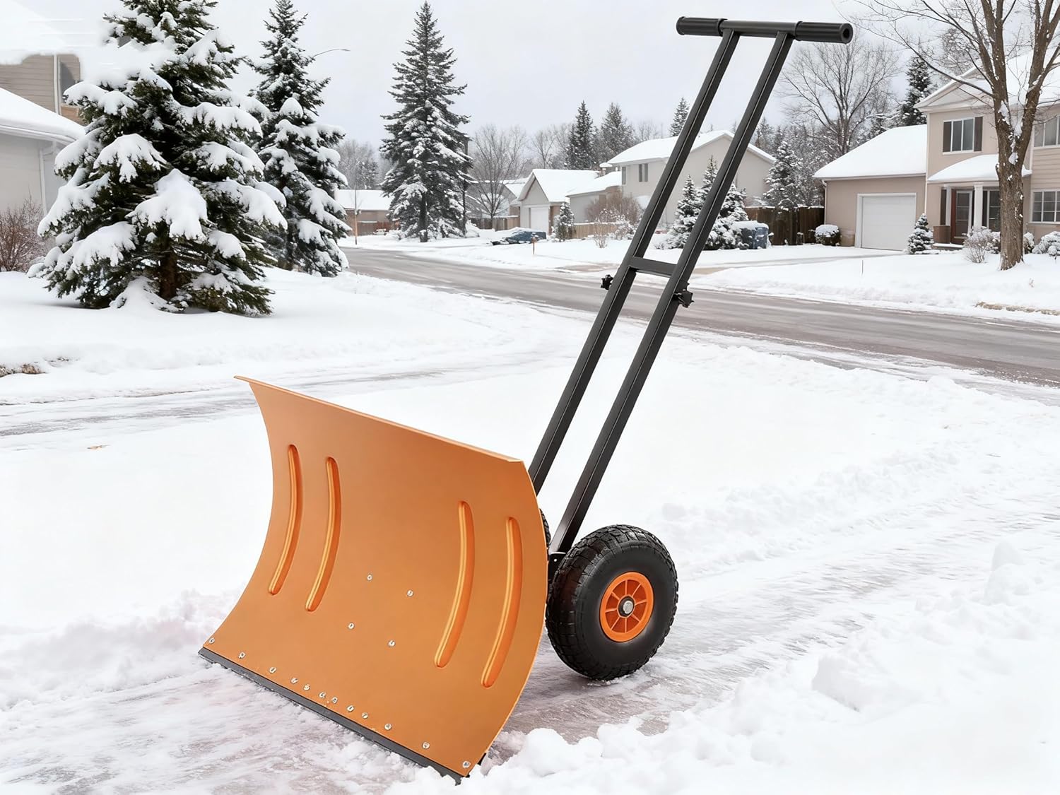 GarveeLife Snow Shovel Pusher for Driveway, 29