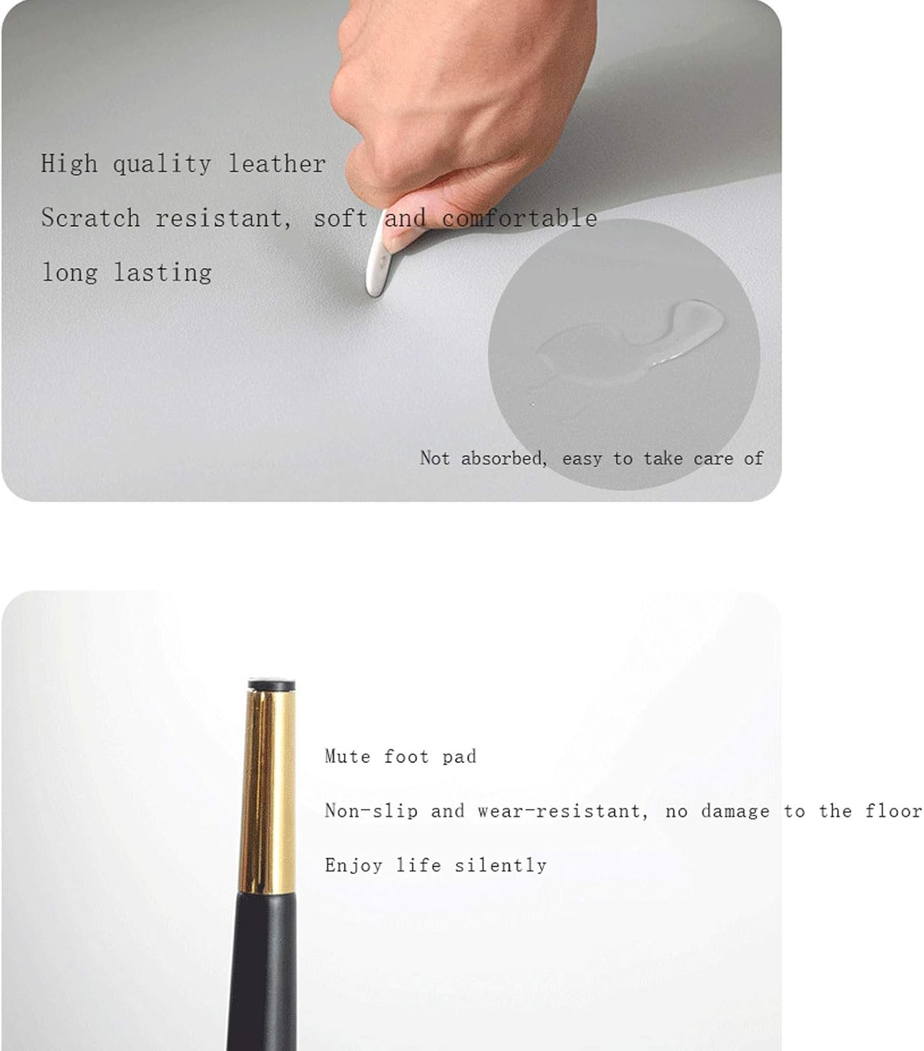 Dining Chair Kitchen Dining Room Furniture Chairs Modern Style Dining Chair Artificial Leather Chair with Backrest Used Dining Room and Living Room Office Lounge Chair (Color : Light Blue)