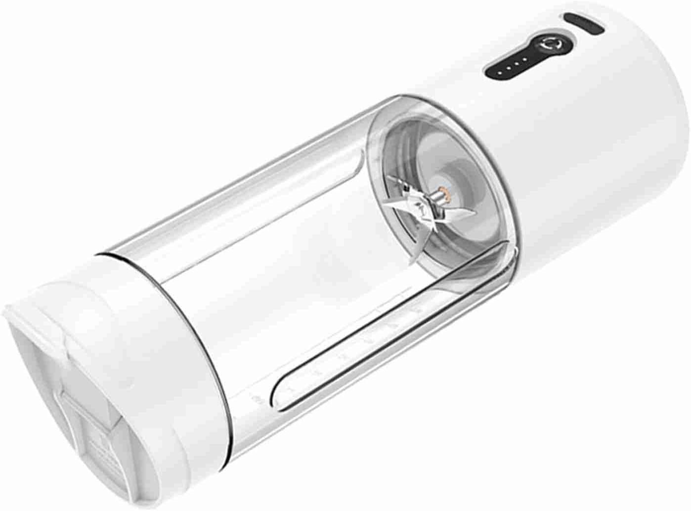 Electric Juicer USB Rechargeable Smoothie Maker Blender Cup with 6 Blades for Travel 4000mAh Battery