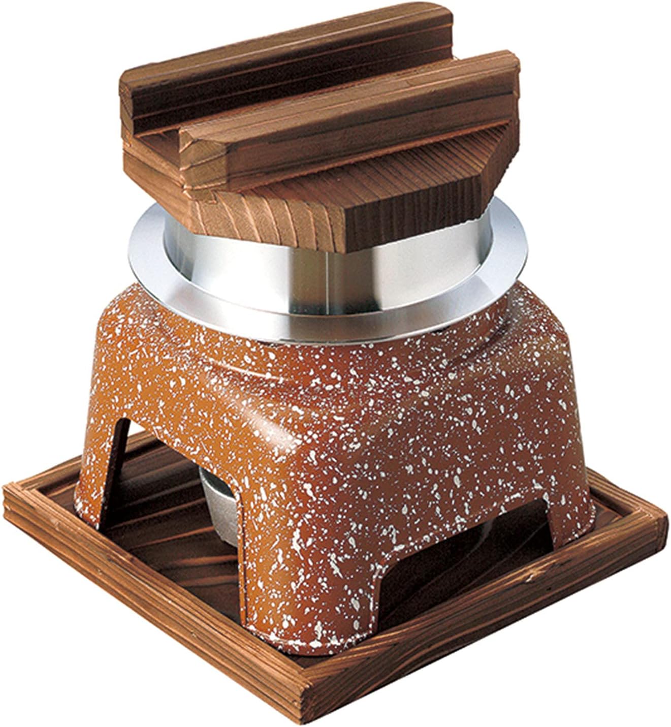 Tonami Shoten Rice Pot, Kamado Set, Made in Japan, Tea, Outdoor, Camping, Direct Fire, Re-Painted