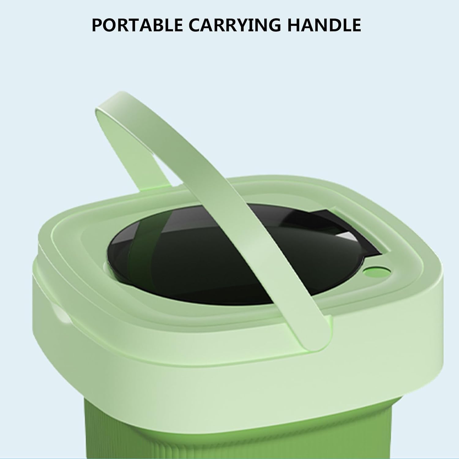 Mini Washing Machine Portable Washer, 6.5L Foldable Mini Washing Machine with Spin Dryer, Portable Washing Machine and Dryer Combo for Apartments, Camping, Travel, RV,Green