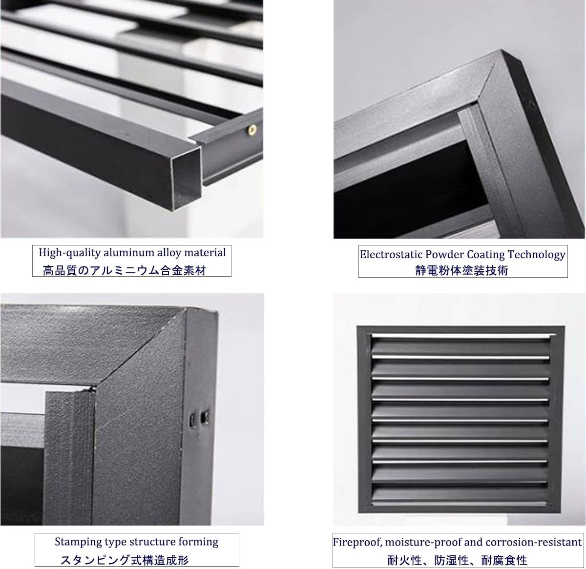 Outdoor Air Conditioner Cover - Aluminum Alloy Rack For Heat Pump - Guardrail Frame For Outside To Hide Outdoor AC Unit And Trash Enclosure, 39.4*19.7*27.5/43.3*23.6*31.5in ( Color : Gray , Size : 110