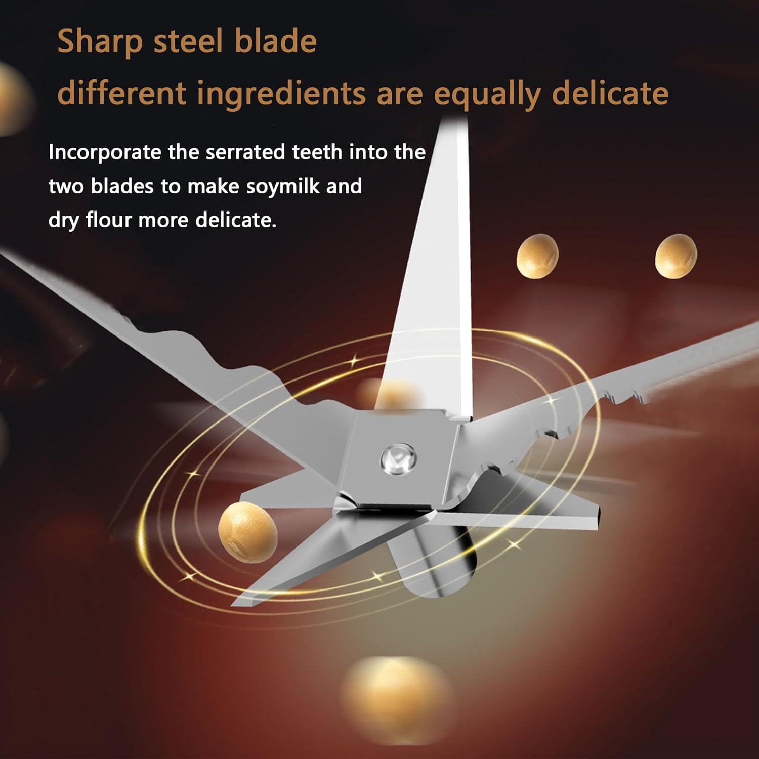 Countertop Blender, 850W Blenders for Kitchen, 48 Oz Glass Jar, 5 Speeds and Pulse, for Shakes and Smoothies, Frozen Drinks, Silver