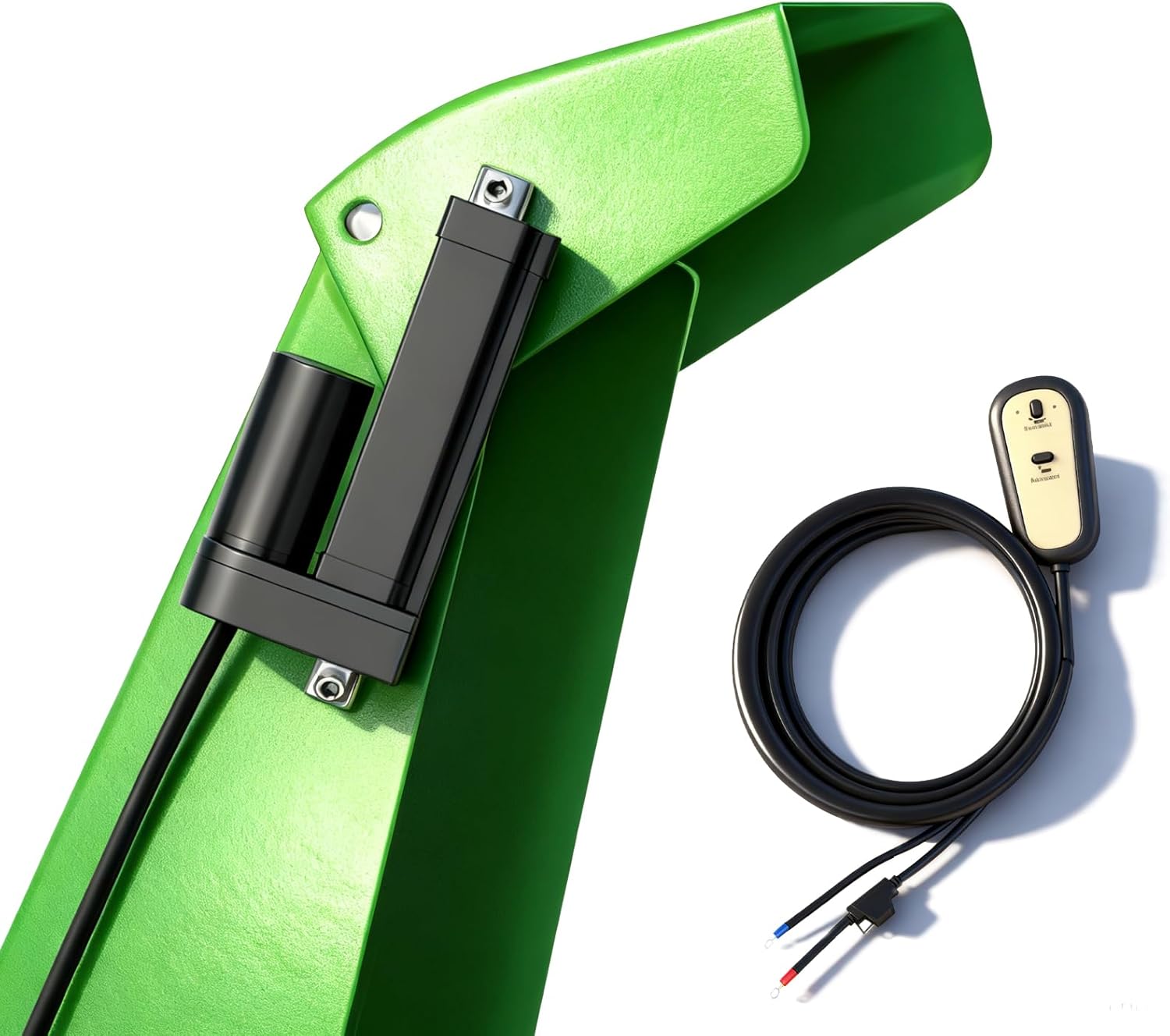 Snow Blower Actuator Chute Deflector Control Kit, Complete Wiring, Magnetic Remote Control, Compatible with Deere 47