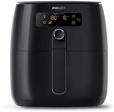 Philips Airfryer, Avance Turbo Star, Digital, Black, HD9641/96