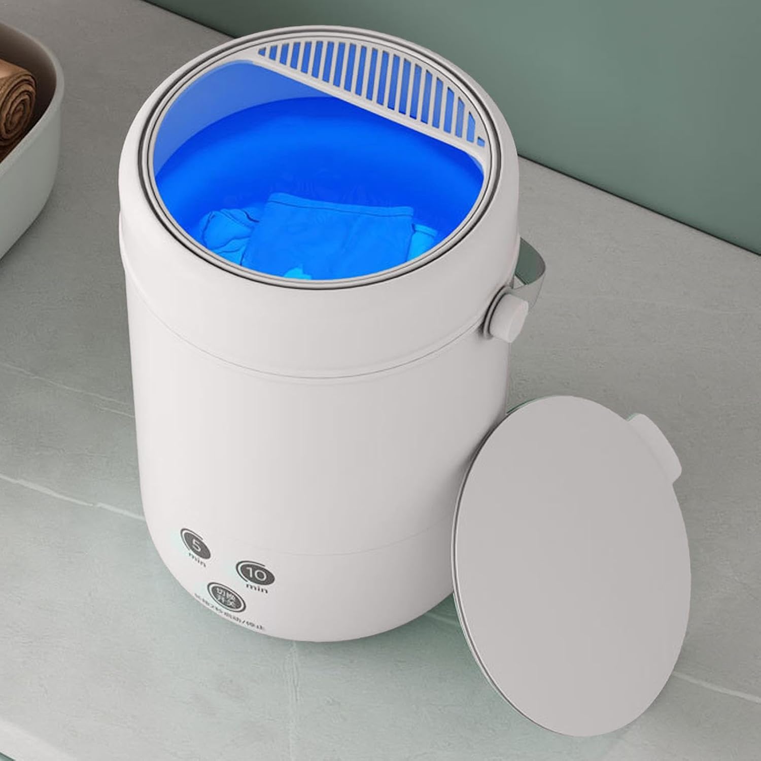 Portable Washing Machine - 3.8l Automatic Laundry Machine | Small Washing Machine | Laundry Washer for Underwear, Baby Clothes, Sock, Small Delicates