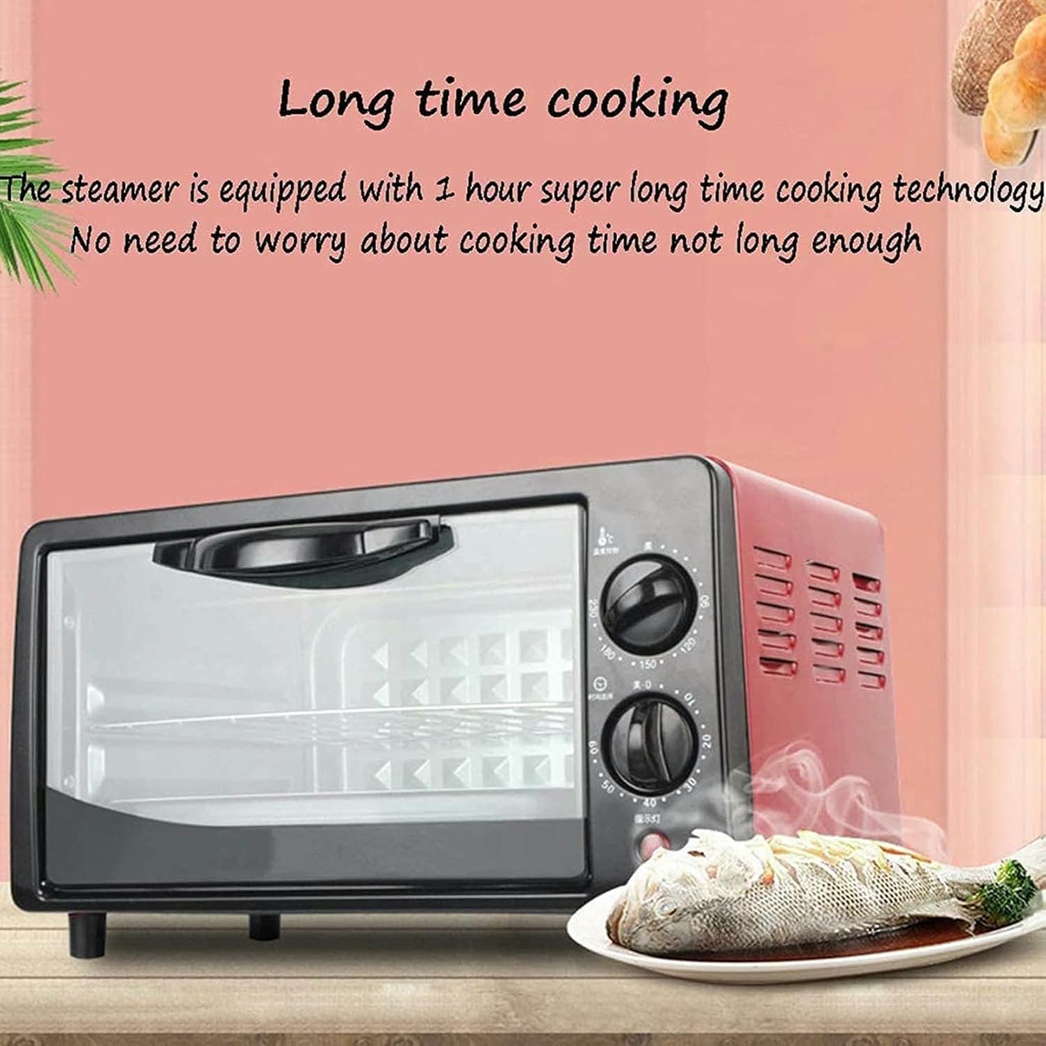 Small Multifunctional Microwave Oven for Household Use, 11l Large-capacity Compact Air Fryer Oven with Bakeware and Rack, Temperature Control & Timer, Air Fryer Toaster Oven Combo