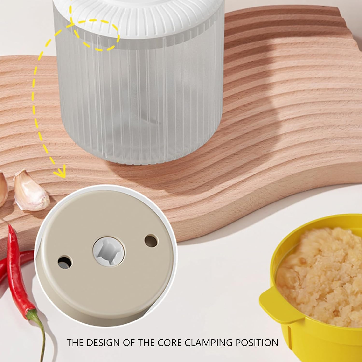 Food Maker Electric Blenders for Puree Meat Vegetables Quiet Operations Kitchen Appliance with Dishwasher Safe Part Multifunctional Kitchen Chopper