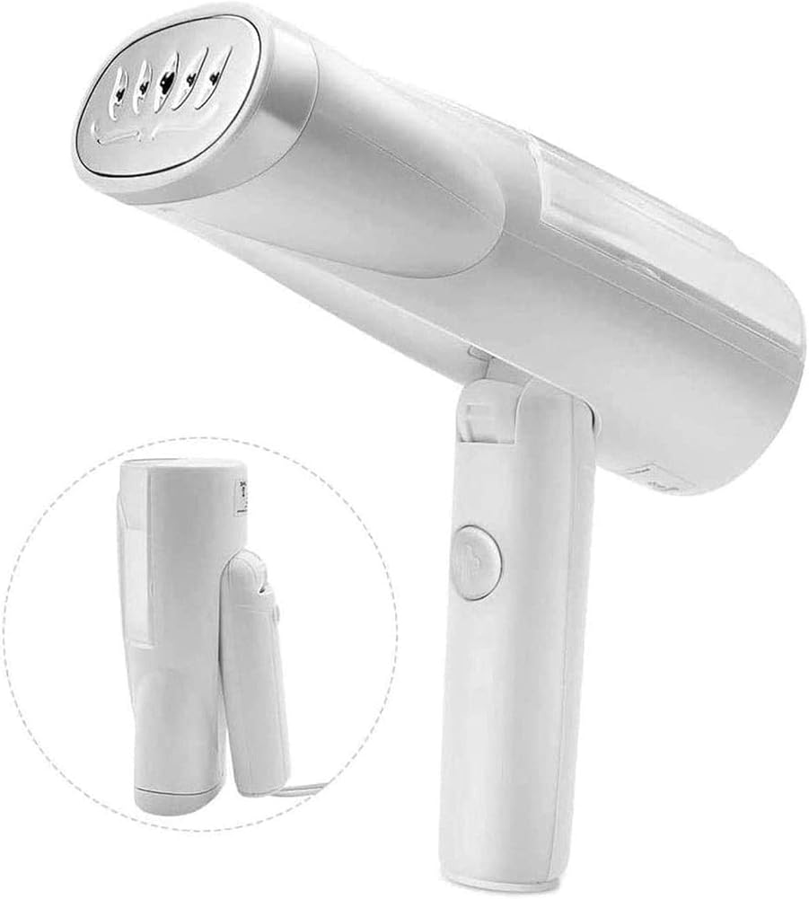 Steamer for Clothes, Foldable Handheld Clothing Wrinkles Remover for Garments, 20-Second Fast Heat-up, Auto-Off, Portable Mini Fabric Steam Iron for Home and Travel