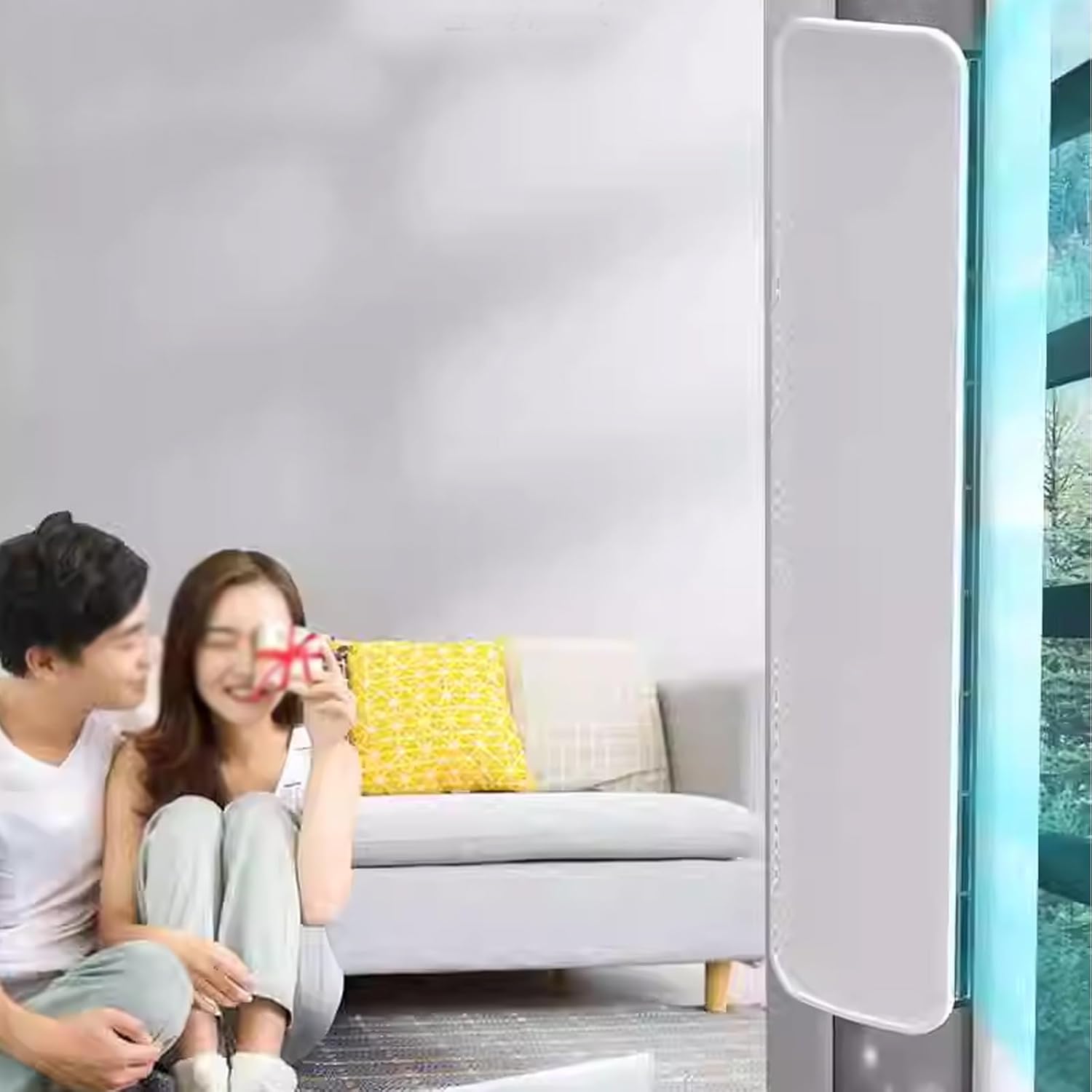 Adjustable Air Conditioner Deflector, Ac Vent Deflector, Wind Shield for Air Round Cabinet Machine, Efficient Airflow Control