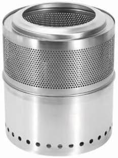 Stainless Steel Outdoor Incinerator - Durable Burning Container for Camping, Yard, Fire Pits, Heating Stoves, and Indoor Living Spaces - Perfect for Safe Waste Disposal